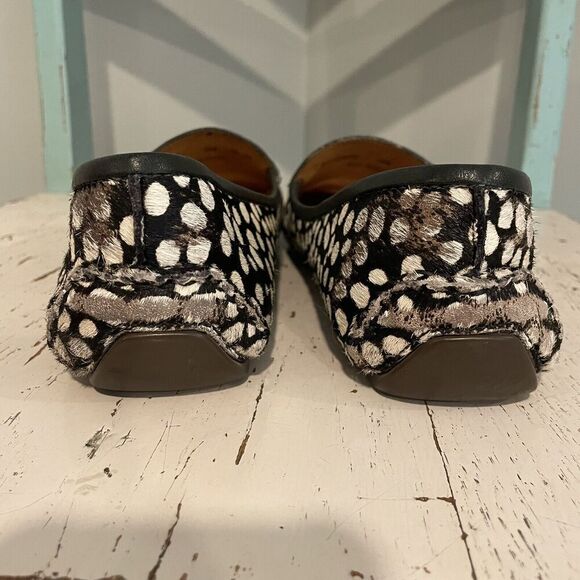 PATRICIA GREEN JILLIAN DRIVING MOCCASIN WOMENS SIZE 10M Hair Calf Cow READ DESC - Picture 11 of 11